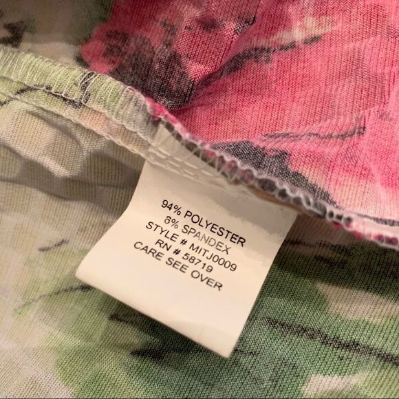 Ny Collection shimmering floral Collarless Blazer - Picture 5 of 8